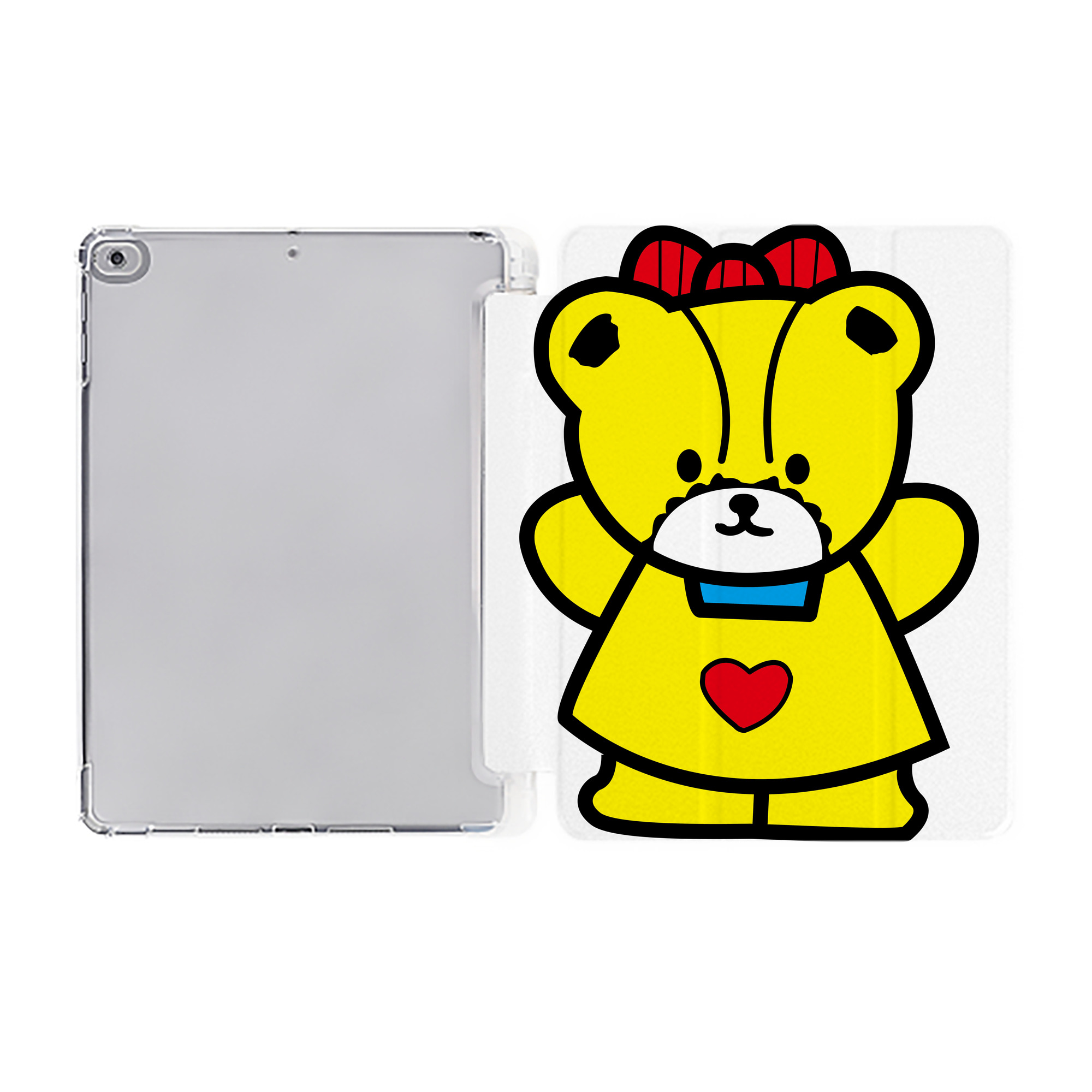 （画像用） Hello Kitty ハローキティ IPad ケース ペン収納付き 三つ折りスタンド PUレザー×シリコン 対応機種9.5/10.5/10.9インチ